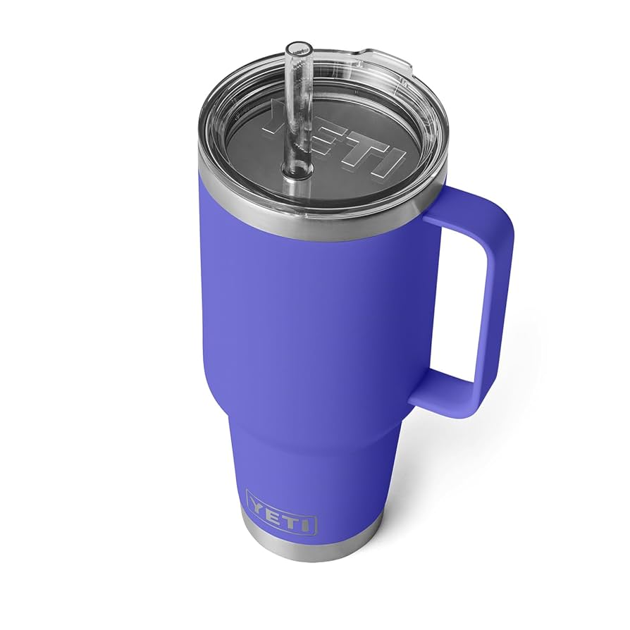 Amazon.com: YETI Rambler 42 oz Straw Mug, Vacuum Insulated